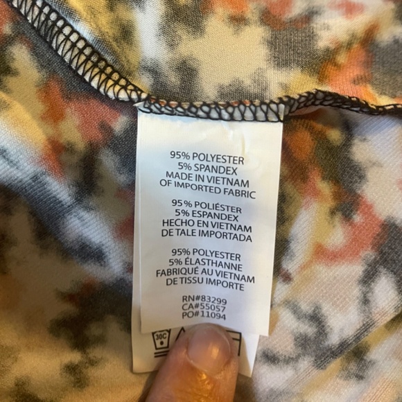 TASH + SOPHIE Faux Wrap Dress with High Low Hem - Picture 4 of 5